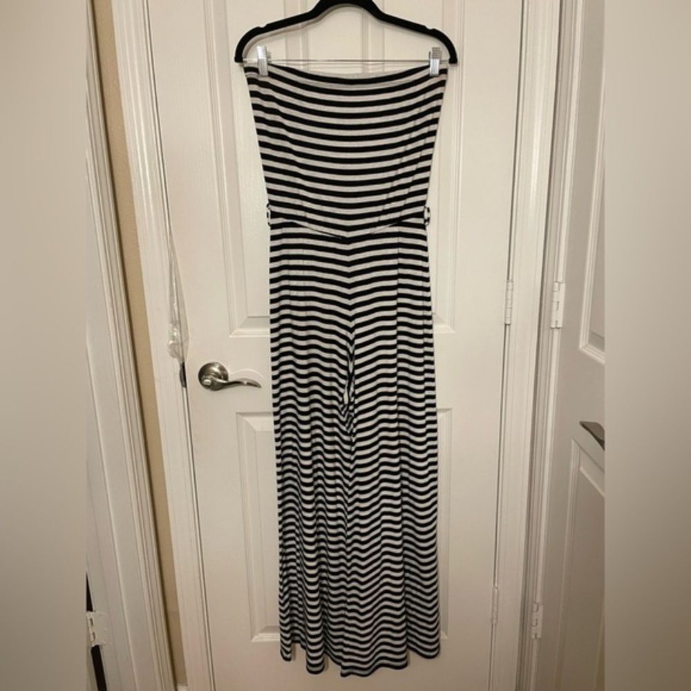 Strapless, black/white jumper​​